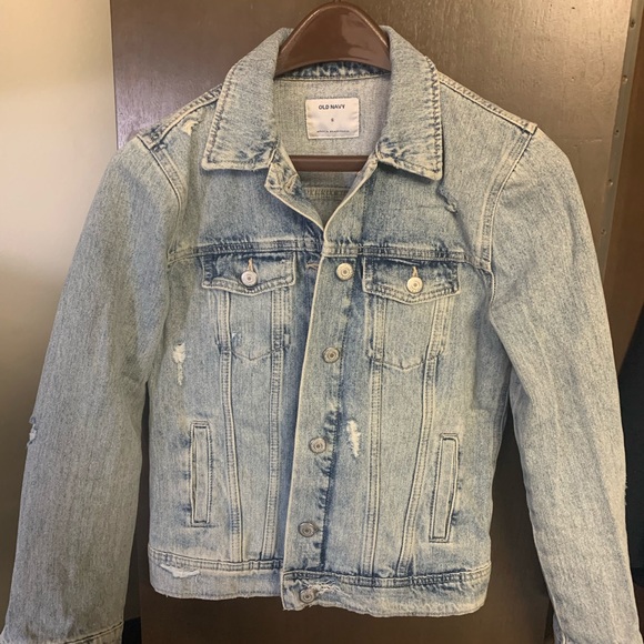 Blue Distressed Jean Jacket - Picture 3 of 8